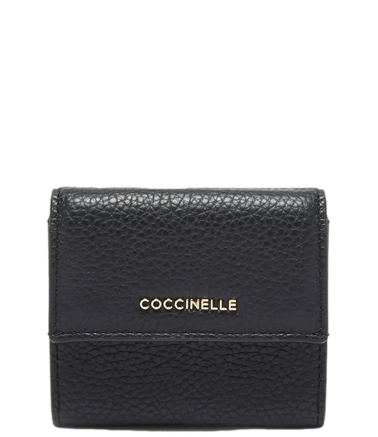 Coccinelle Portafoglio METALLIC SOFT Noir Donna