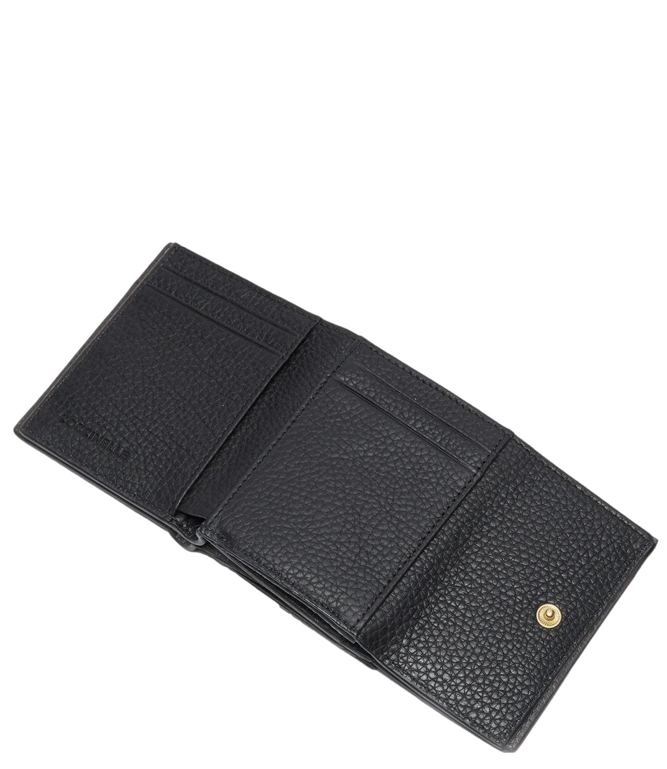 Coccinelle Portafoglio METALLIC SOFT Noir Donna