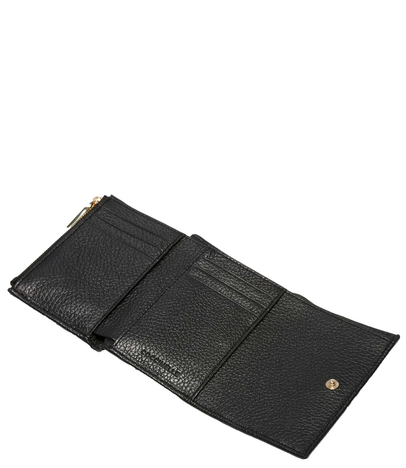 Coccinelle Portafoglio METALLIC SOFT SMALL Noir Donna