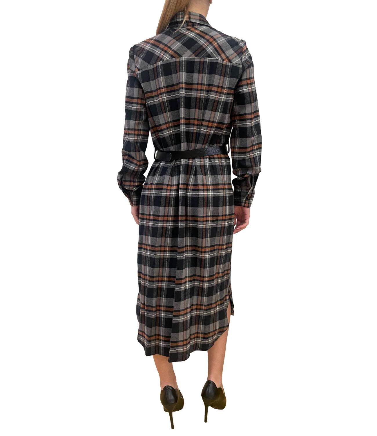 Dixie Abito Qadri Arancio Donna