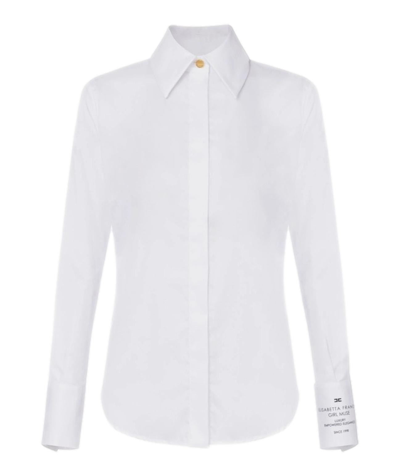 Elisabetta Franchi camicia bianco donna