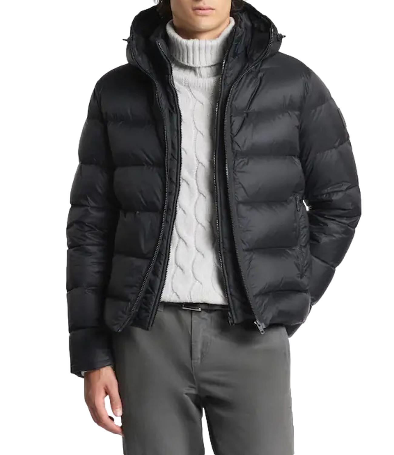 Giubbino Double Front in Popeline Calandrato