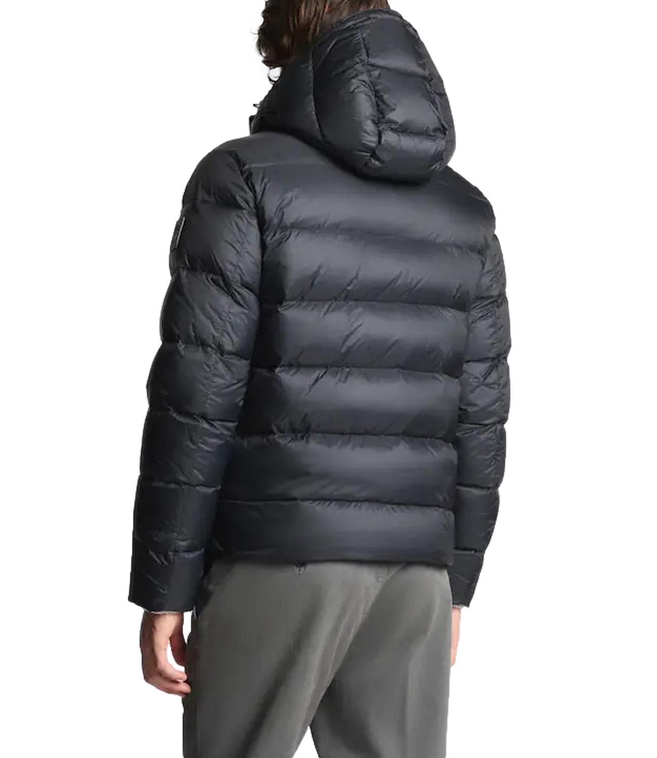 Giubbino Double Front in Popeline Calandrato