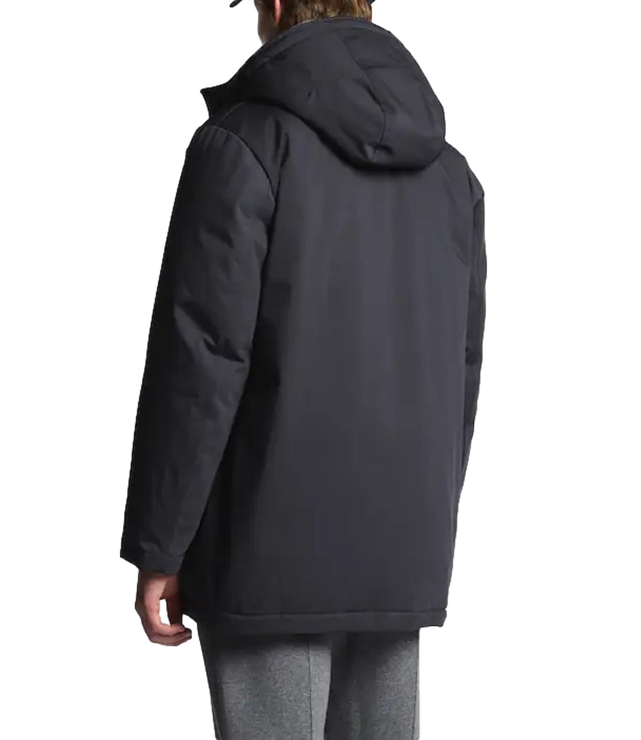 Parka Caban in Gabardine Imbottito in Piuma