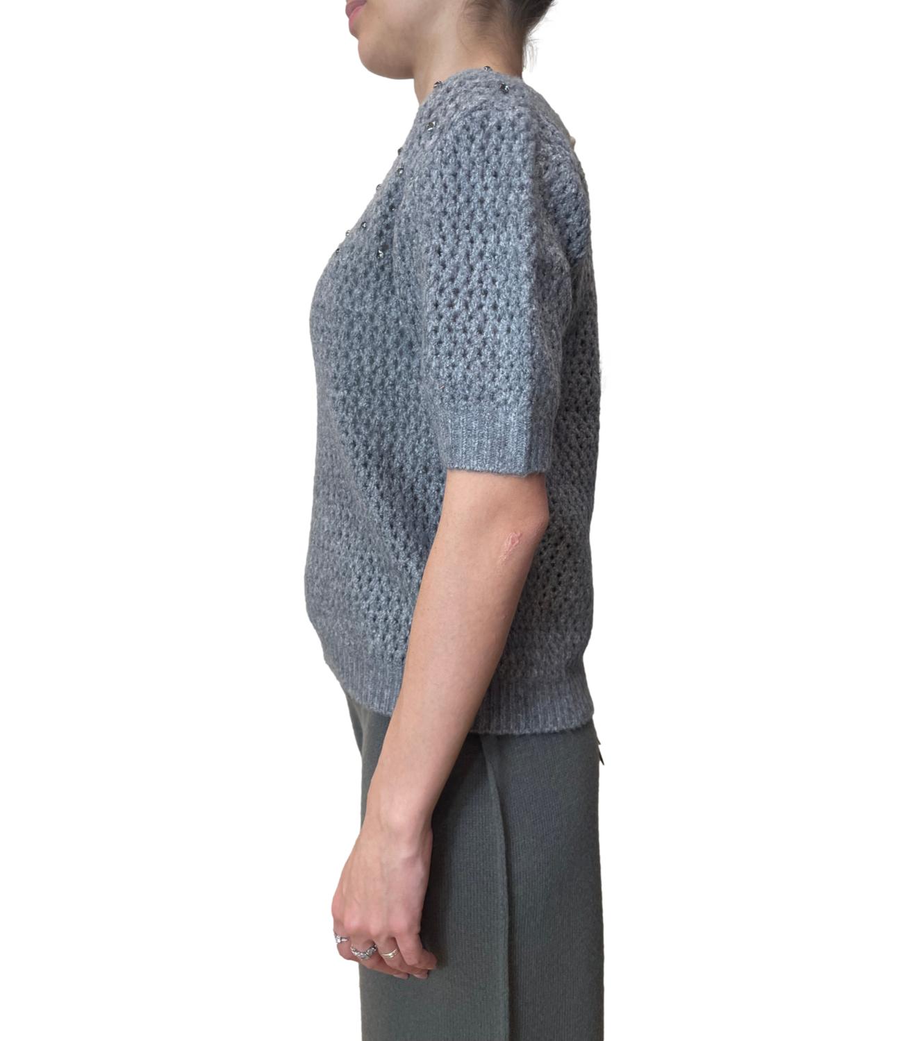 Fracomina Maglia C/Pietre Grey Donna