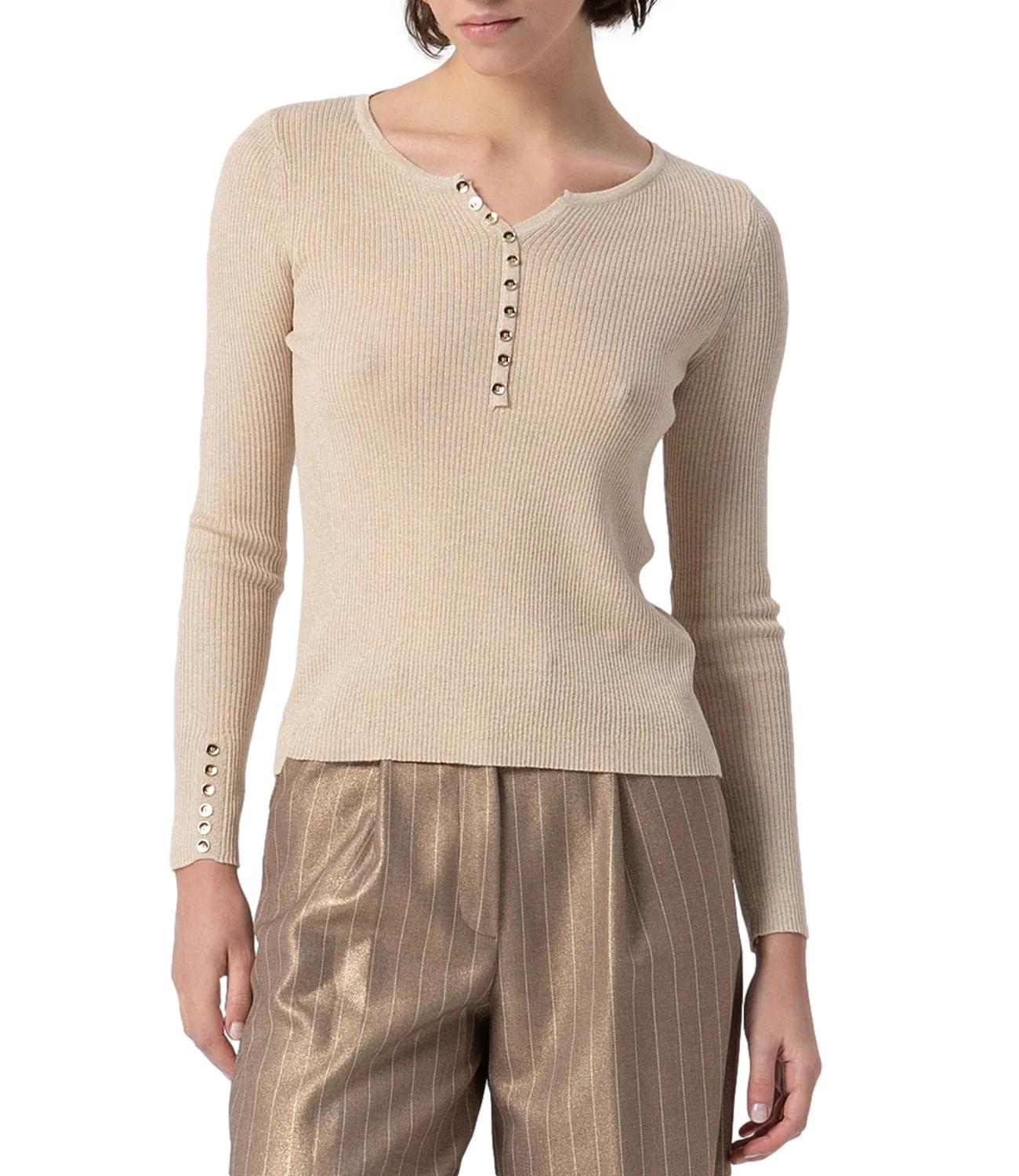 Motel Maglia Cut-out Nera Donna