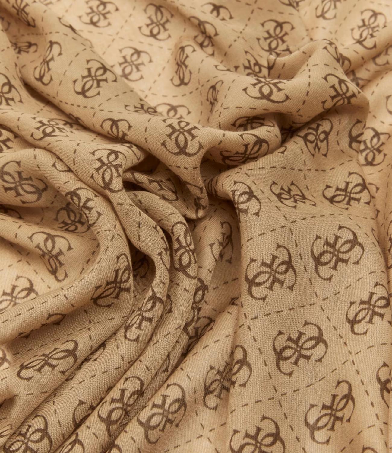 Guess Sciarpa Katya Latte Donna