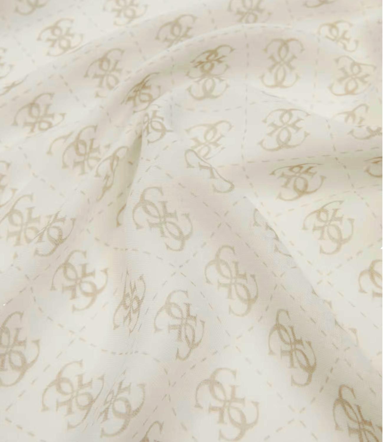 Guess Sciarpa Katya Bianco Donna