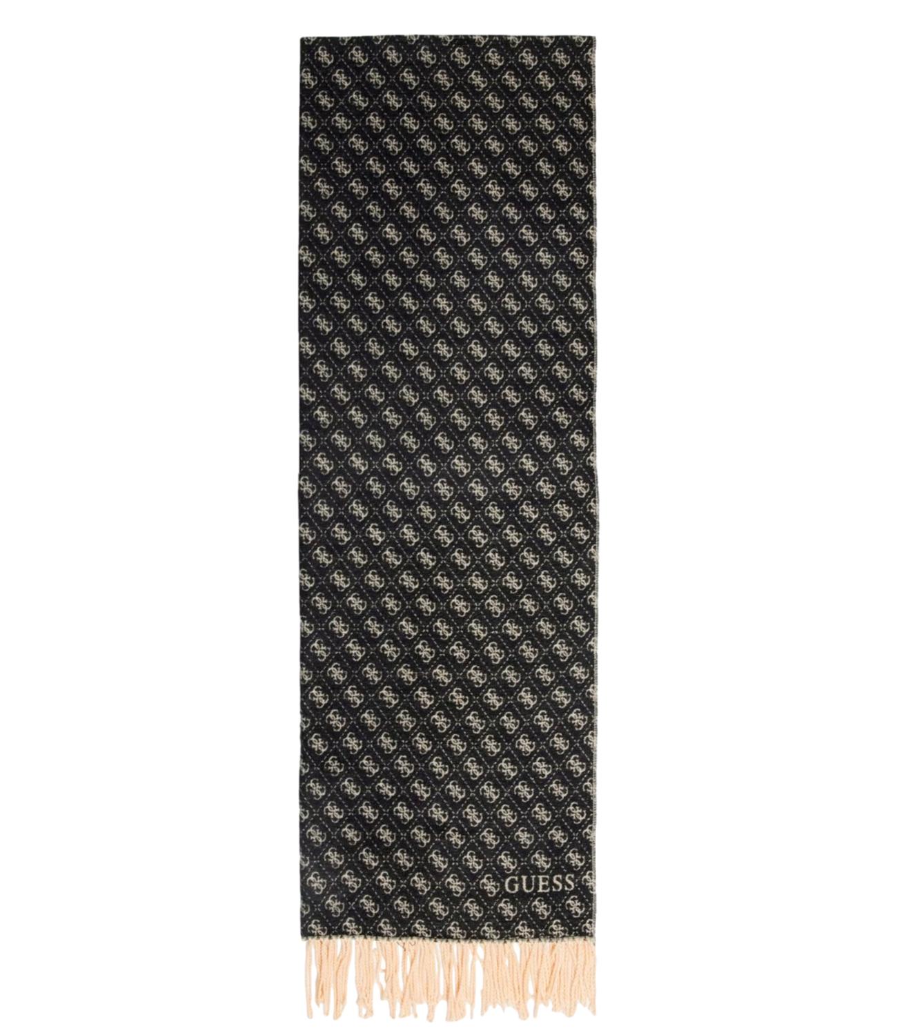 Guess Sciarpa 4G Logo Black Donna