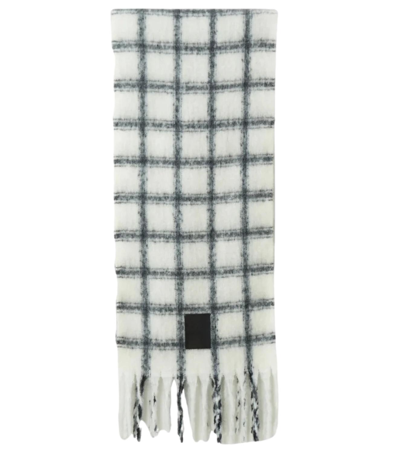 Guess Sciarpa Quadri Black Donna