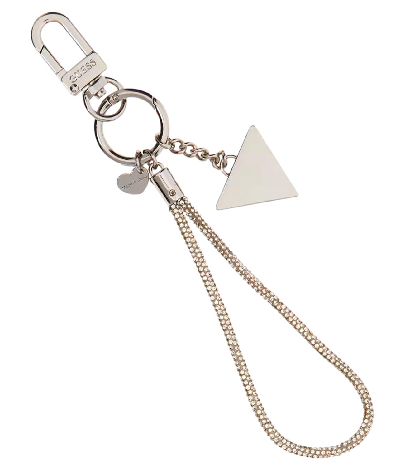 Guess Portachiavi Zalina Argento Donna