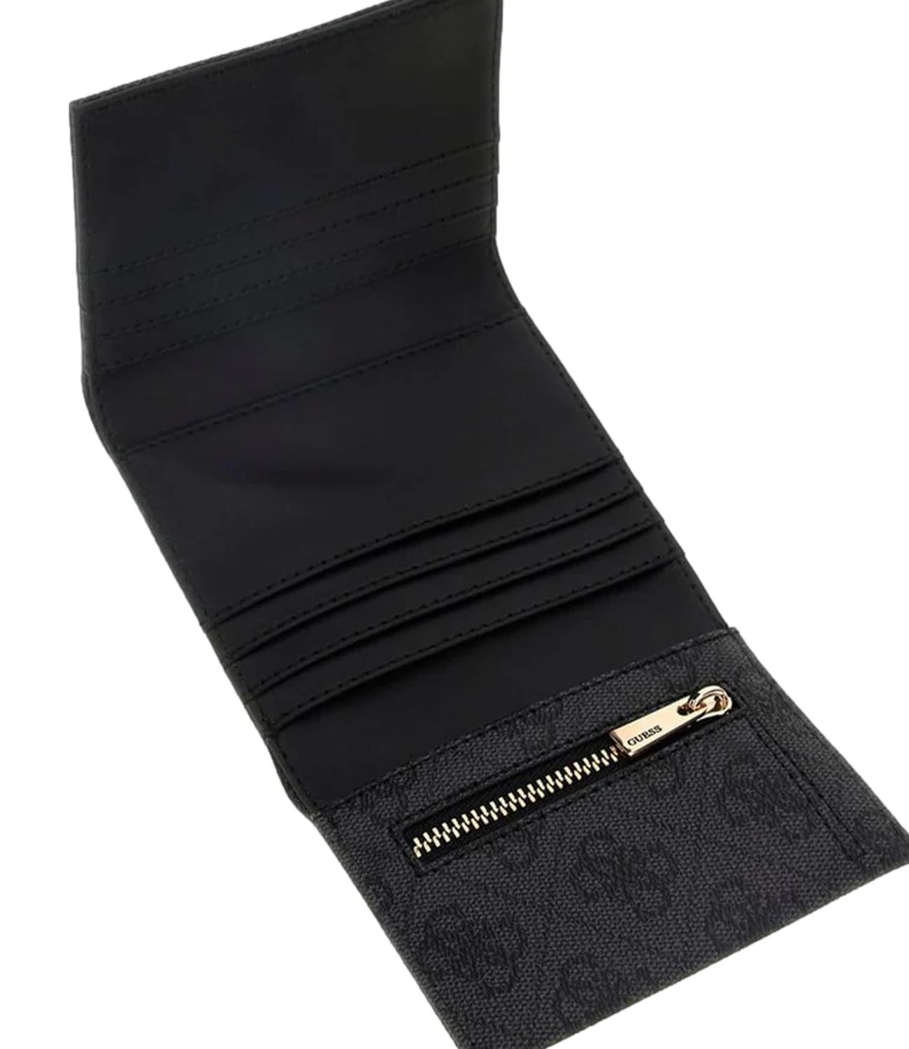 Guess Mini Portafoglio Laurel Nero Donna