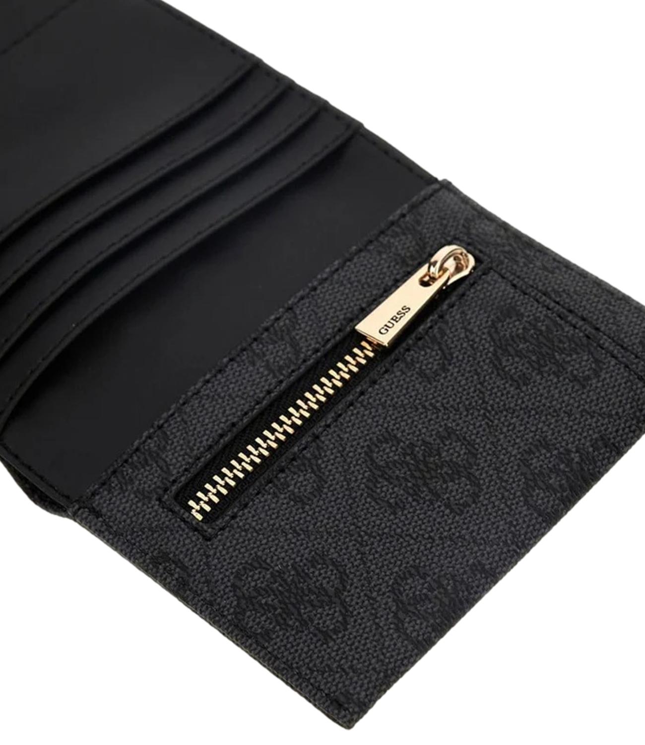 Guess Mini Portafoglio Laurel Nero Donna