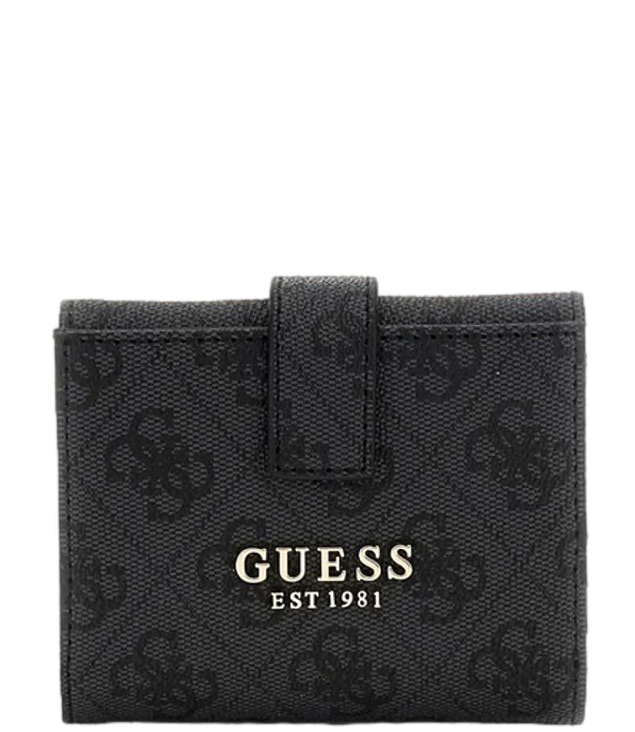 Guess Mini Portafoglio Laurel Nero Donna