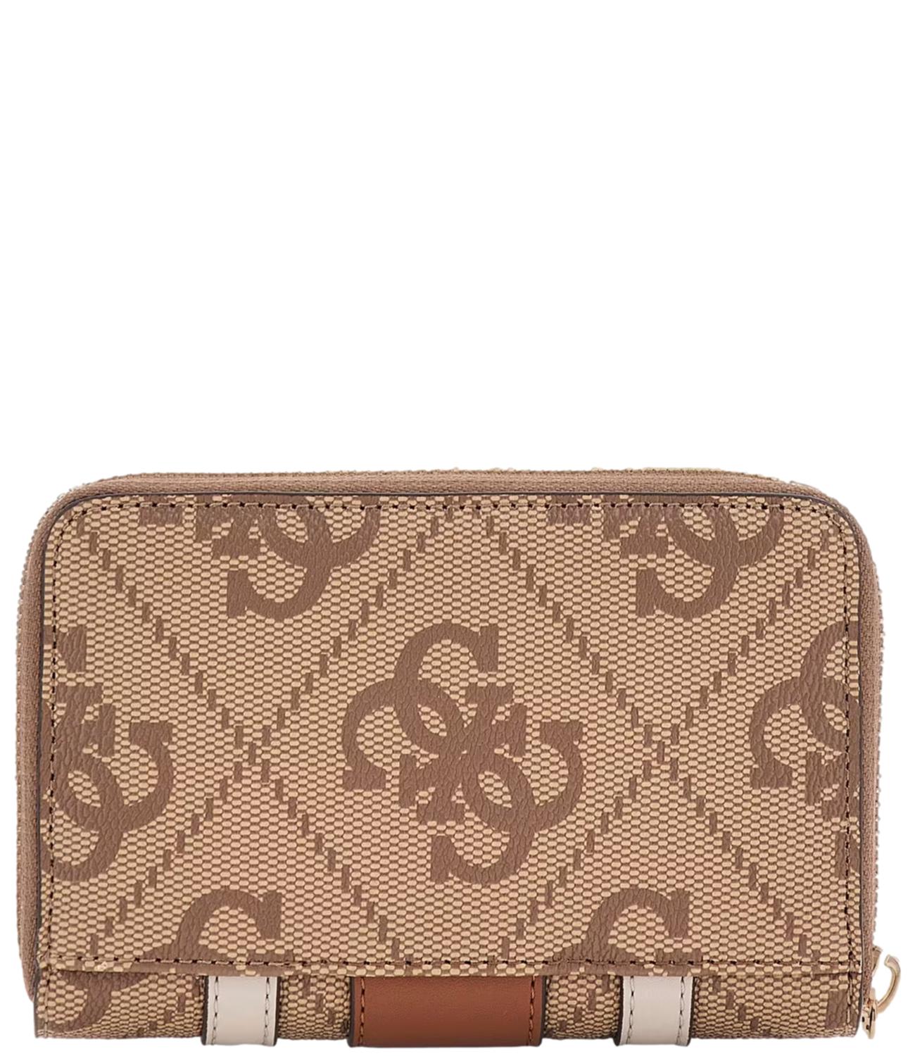 Guess Portafoglio Erenia Slg Medium Zip Around Latte Donna