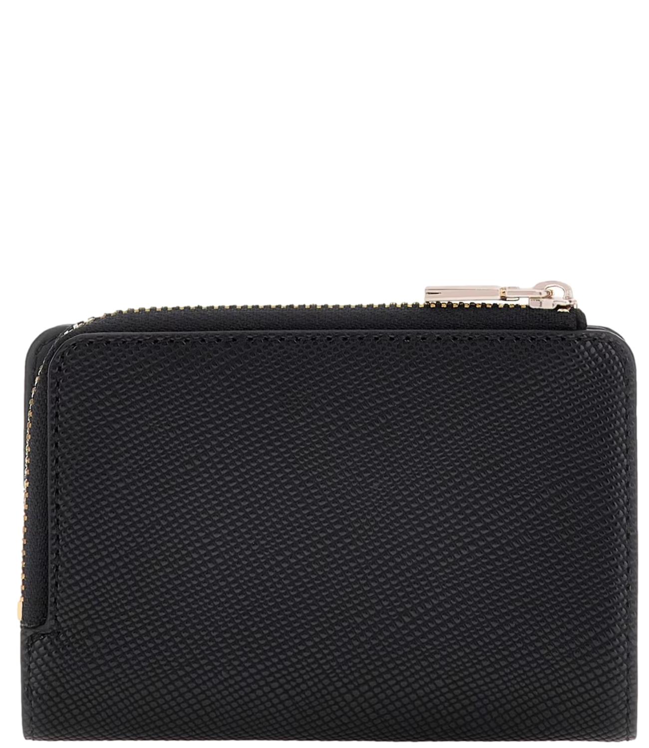 Guess Portafoglio Laurel Ii Slg Zip Arnd Crd Cse Nero Donna