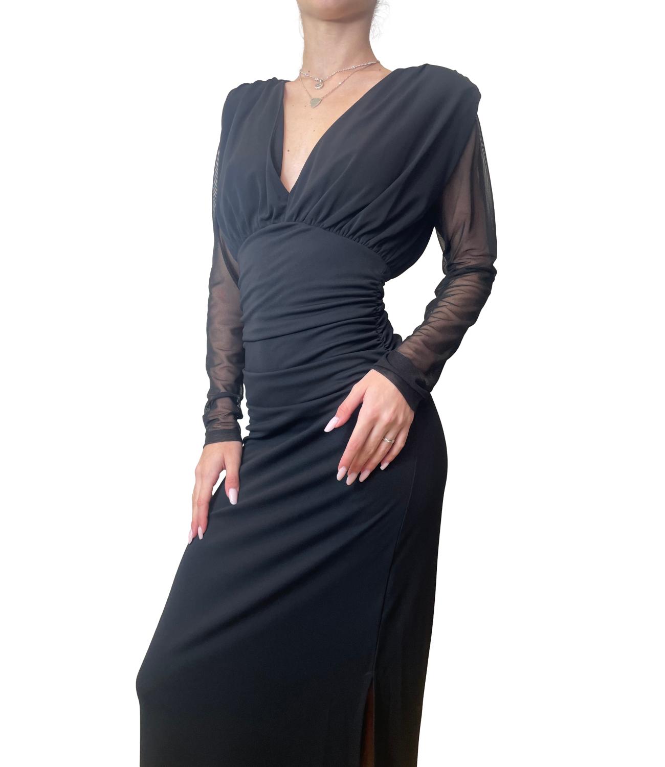 Have One Abito Lungo Nero Donna