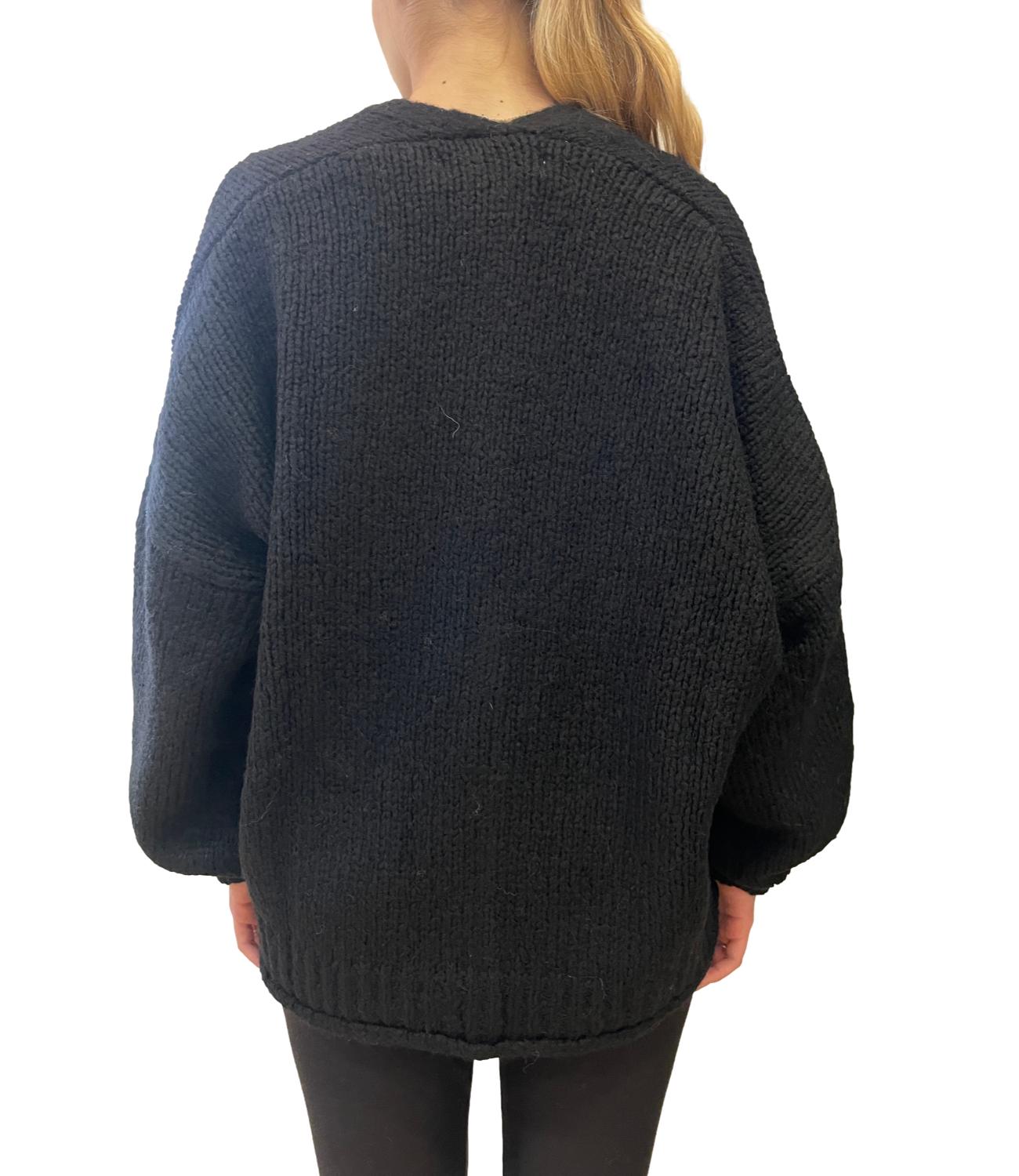 Motel Maglia Cut-out Nera Donna