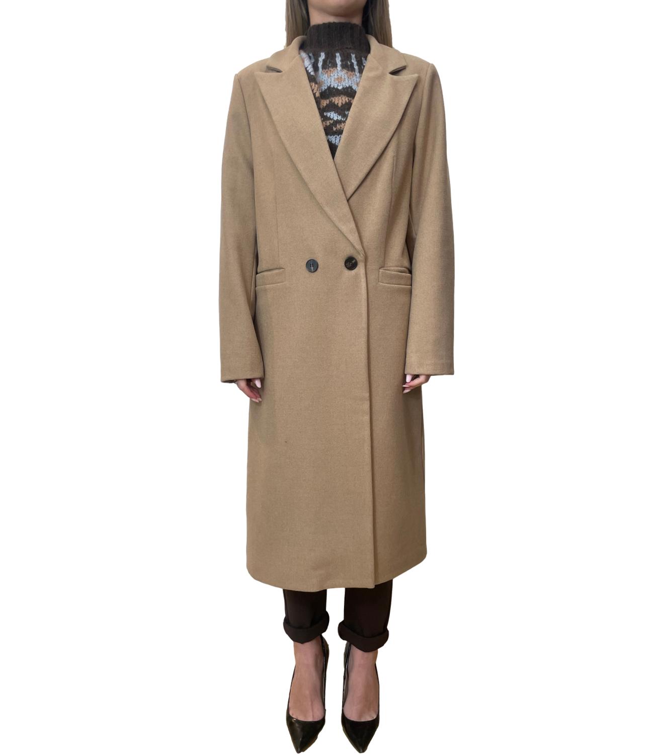 Have One Cappotto Cammello Donna
