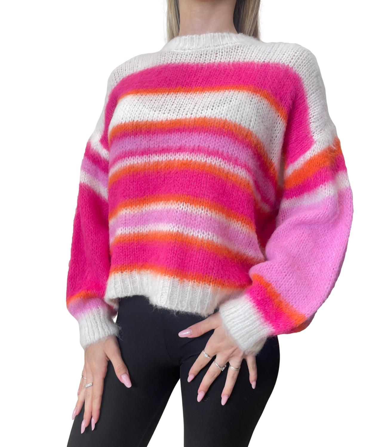 Have One Maglia Multicolor Panna Donna