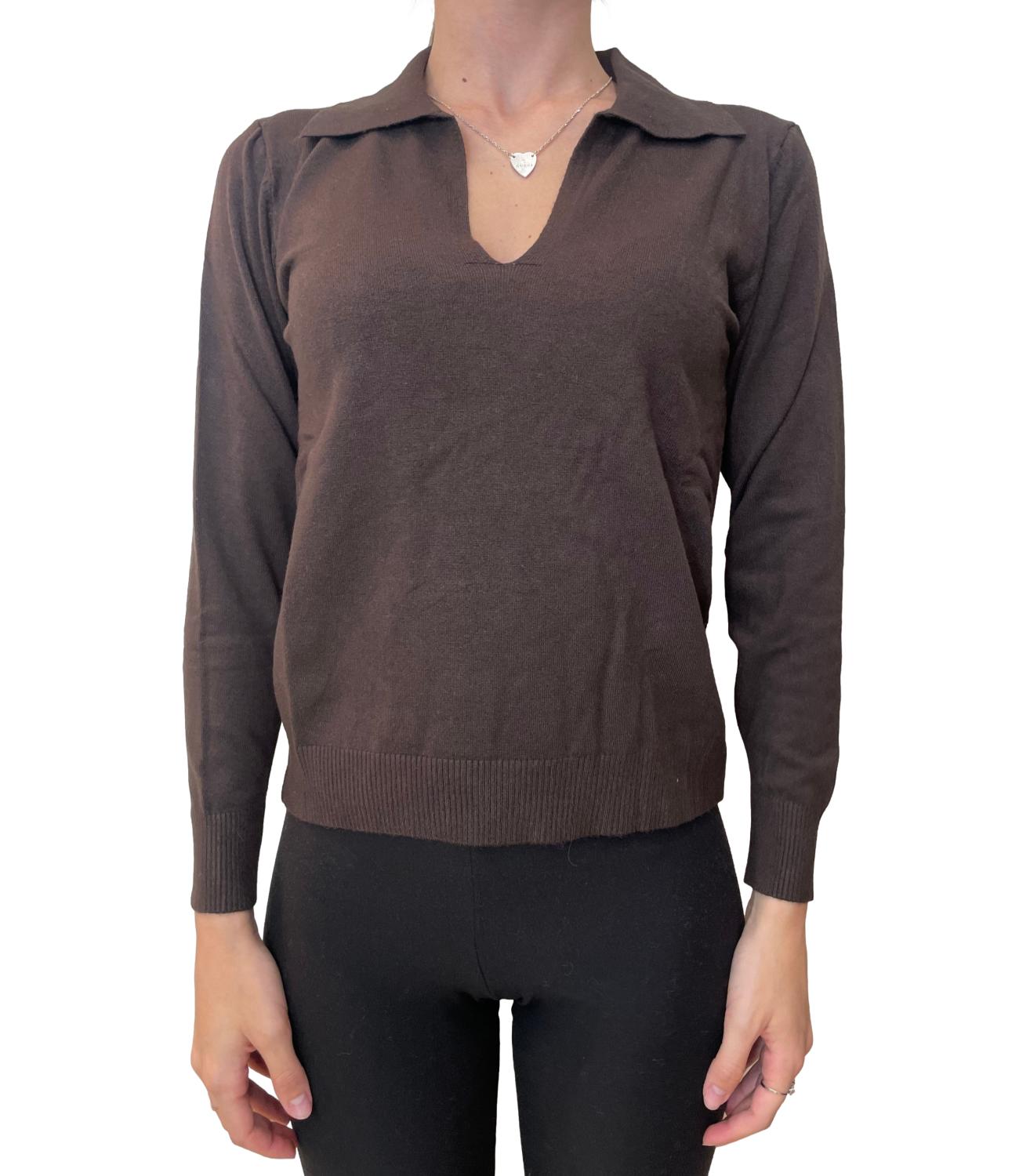 Motel Maglia Cut-out Nera Donna