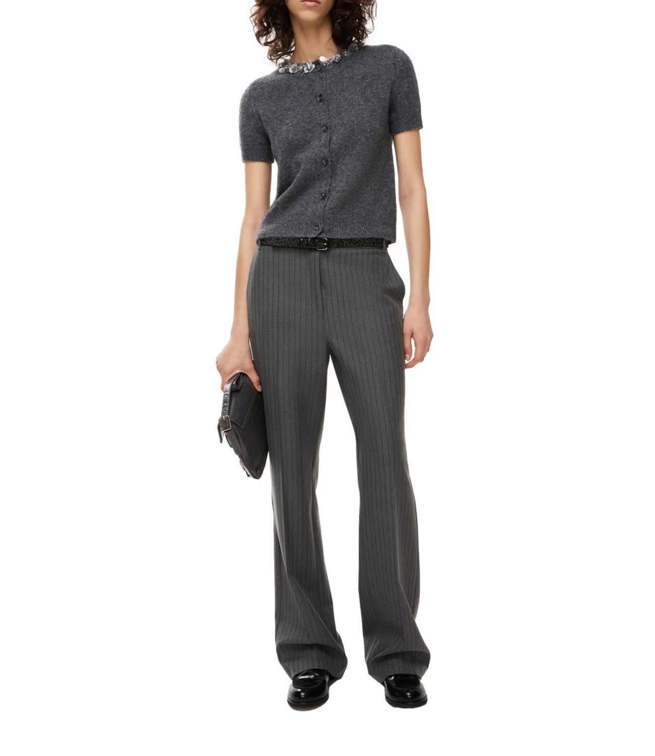 IBlues pantalone VENUS grigio melange donna