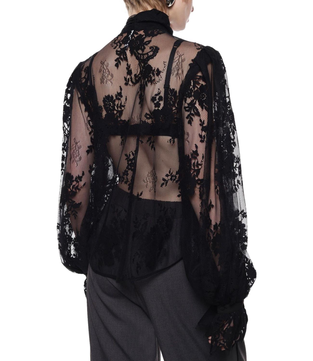 Imperial Camicia Pizzo Nero Donna