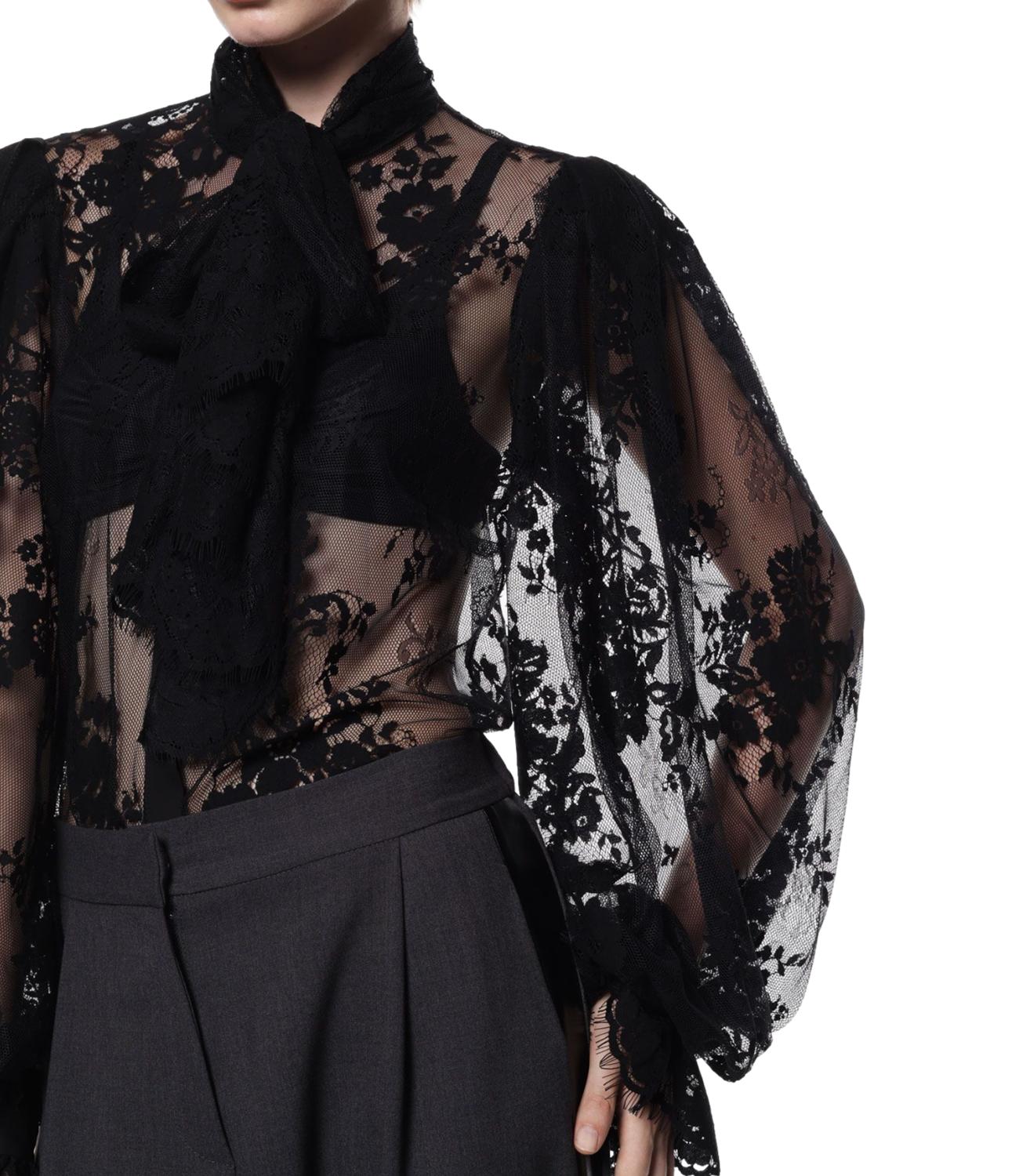 Imperial Camicia Pizzo Nero Donna