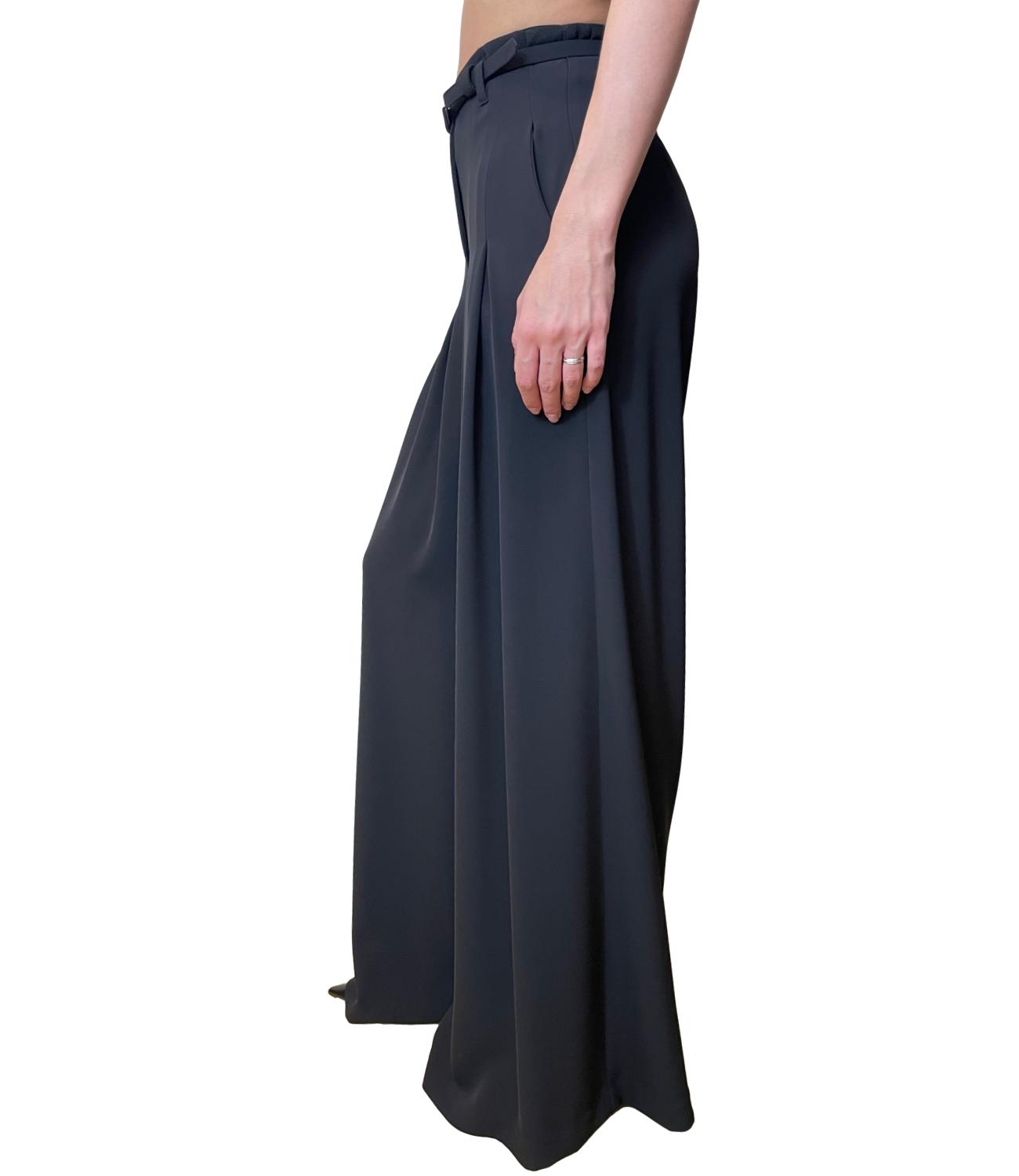 Imperial Pantaloni Palazzo Nero Donna