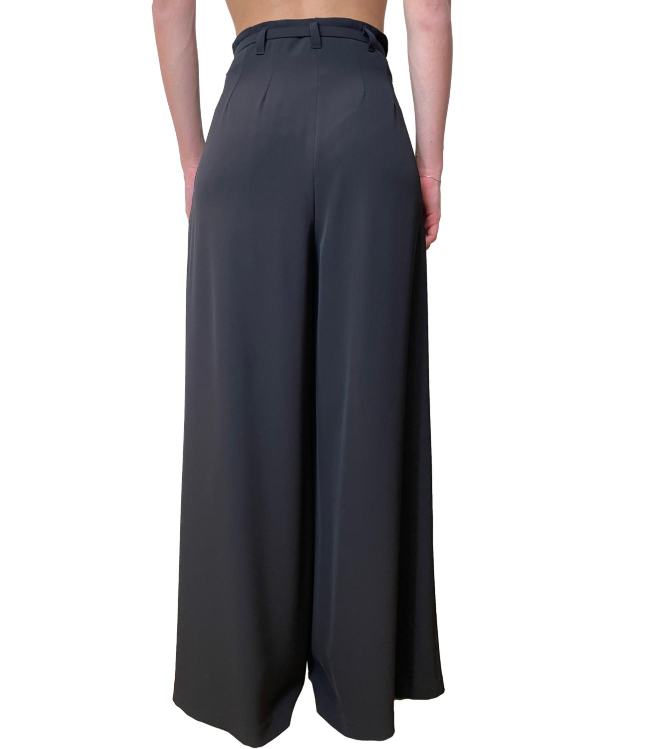 Imperial Pantaloni Palazzo Nero Donna