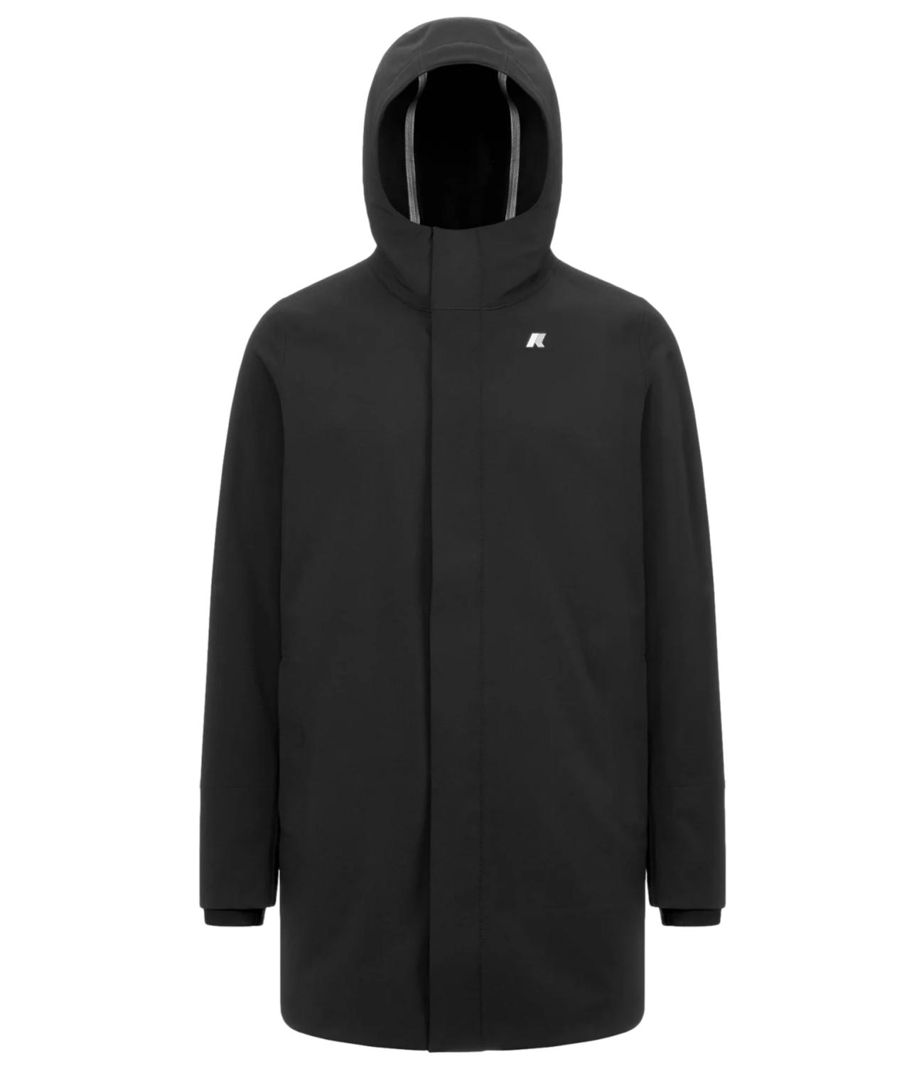 Giacca Marlyn Bonded nera lunga uomo