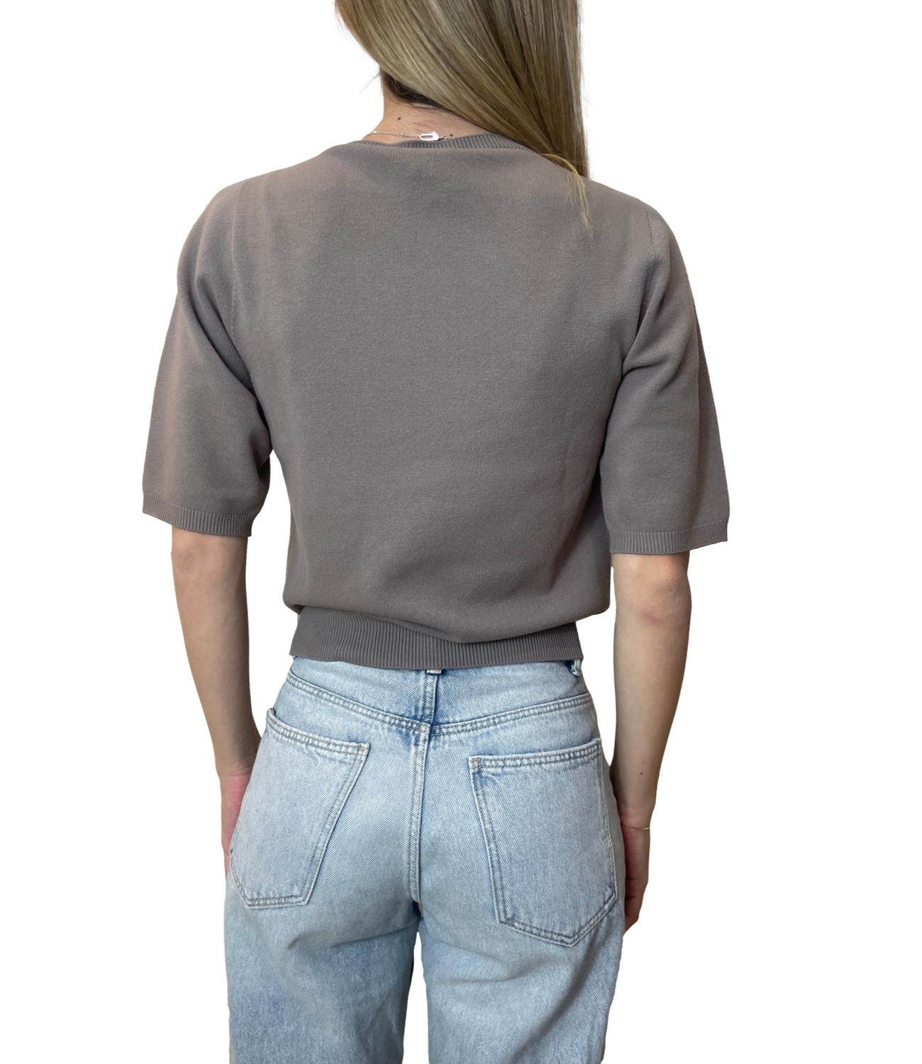 Kontatto Maglia Tortora Donna