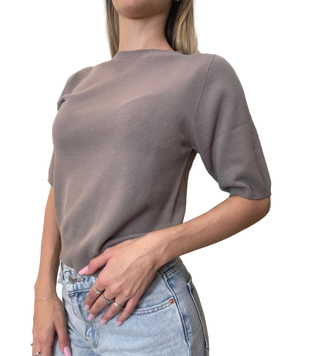Kontatto Maglia Tortora Donna