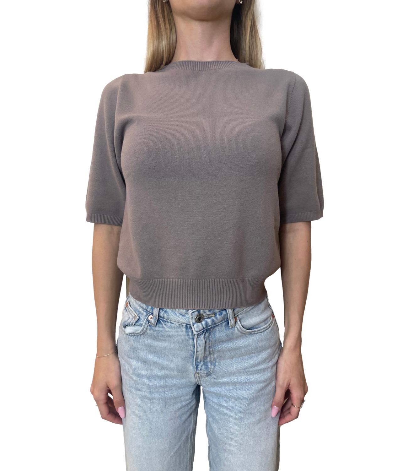 Kontatto Maglia Tortora Donna