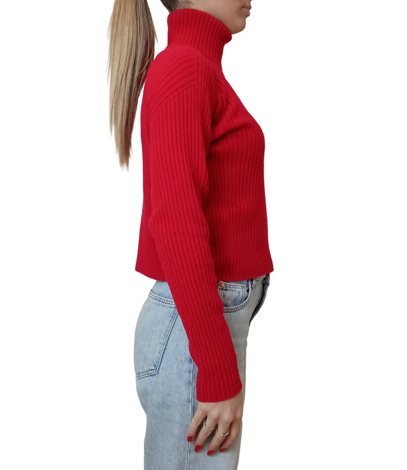 Kontatto Dolcevita Coste Rosso Donna
