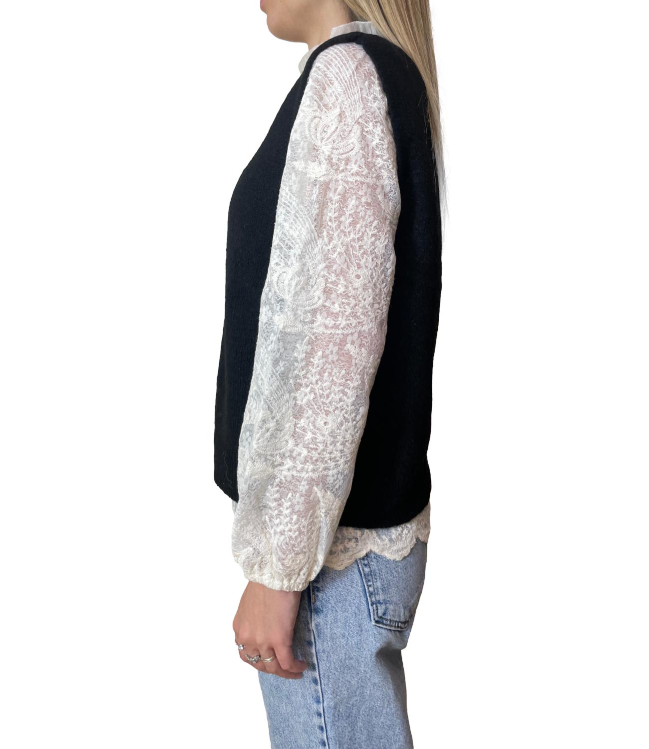 Kontatto Maglia C/Camicia Nero Donna
