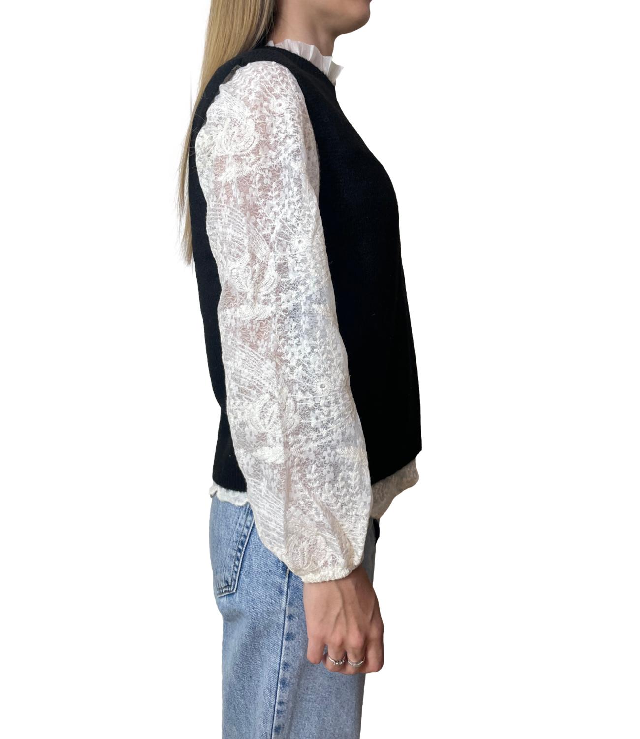 Kontatto Maglia C/Camicia Nero Donna