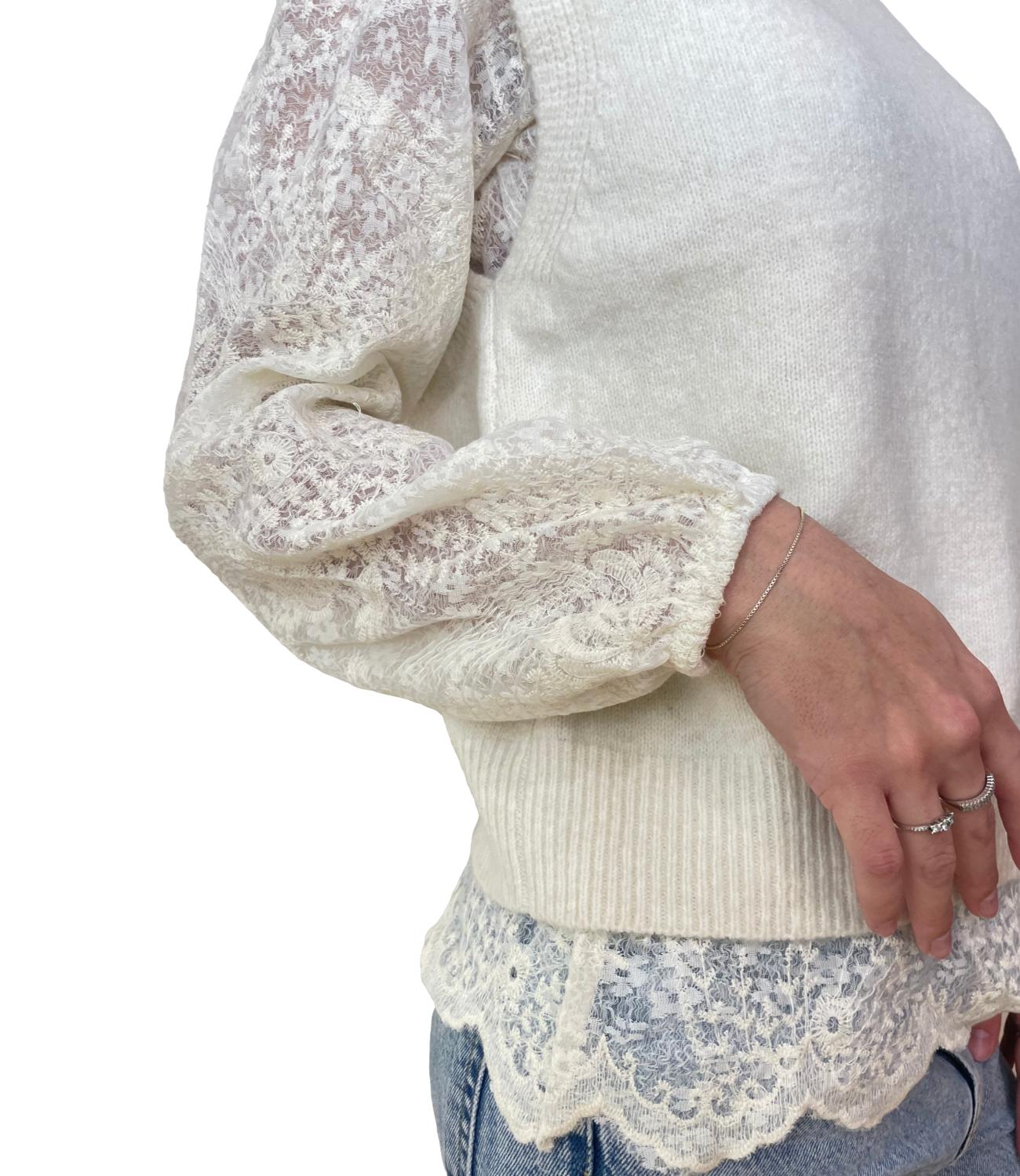 Kontatto Maglia C/Camicia Beige Donna