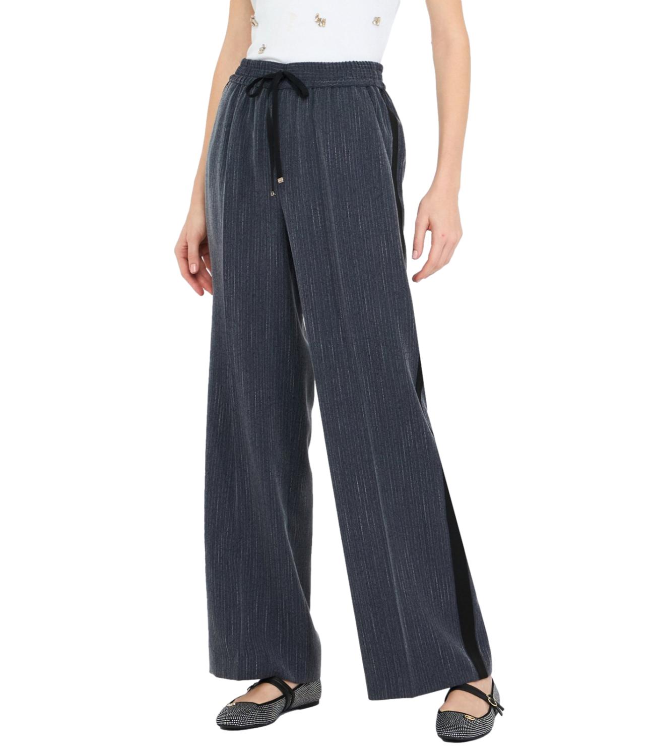 Liu Jo pantalone gessato blu donna