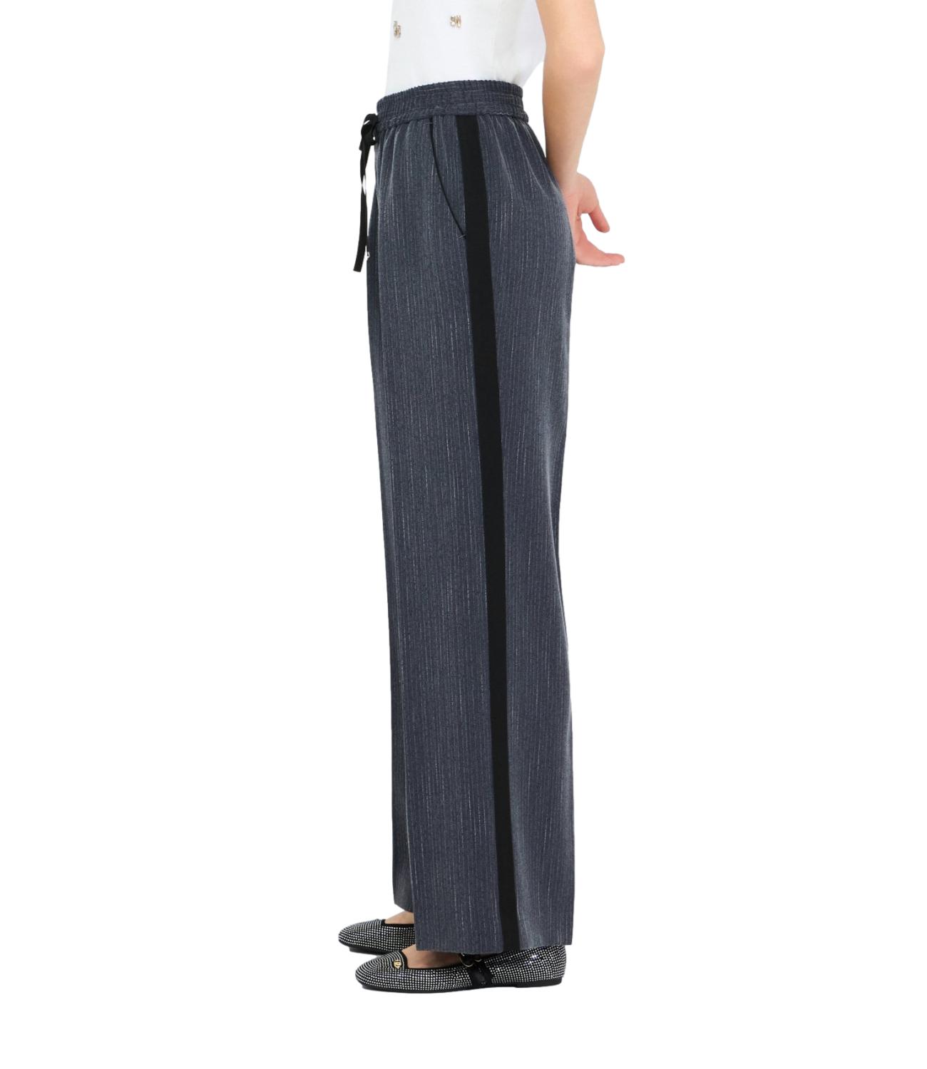 Liu Jo pantalone gessato blu donna