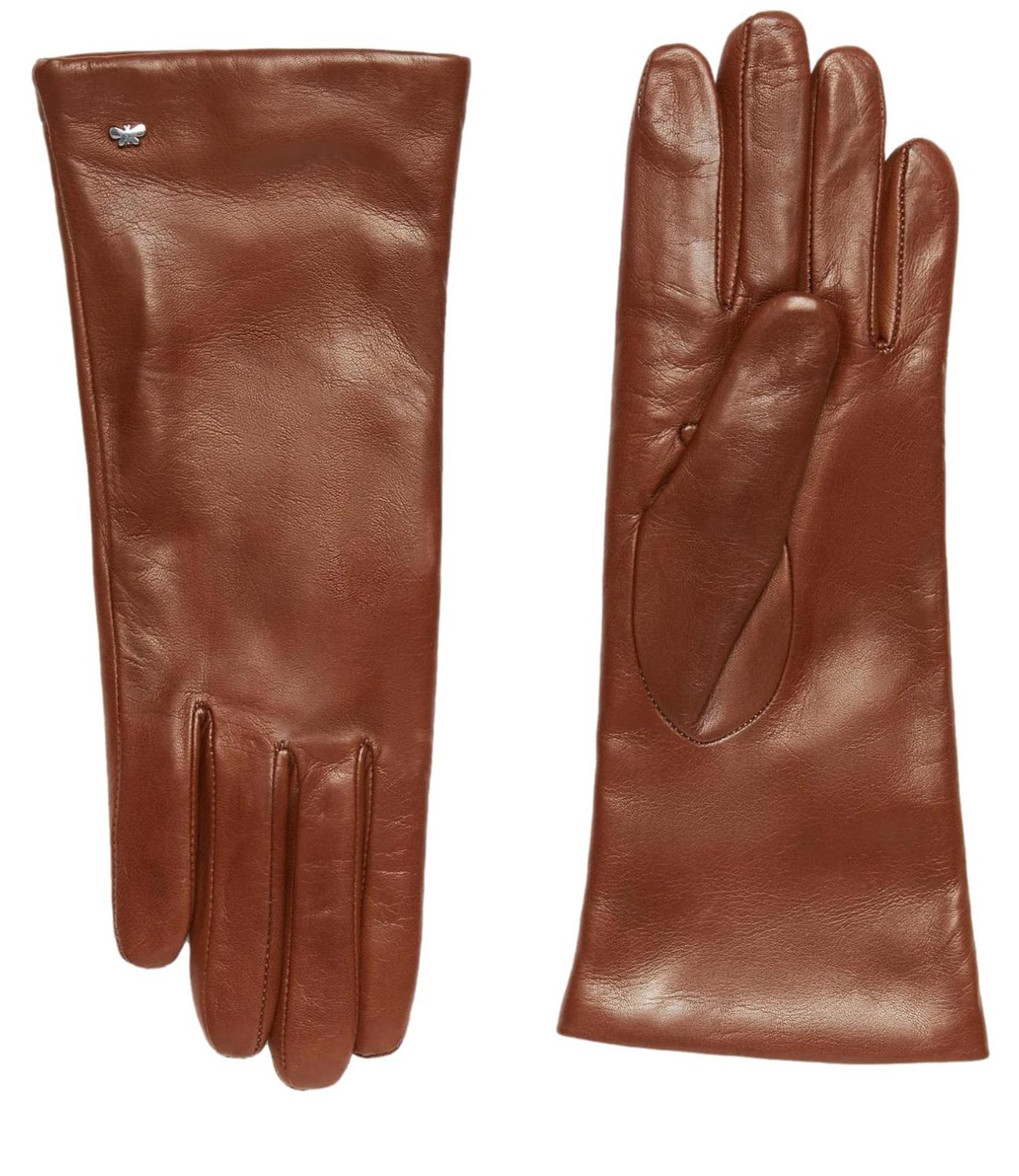 Max Mara Weekend Guanti Senapeshort Cuoio Donna