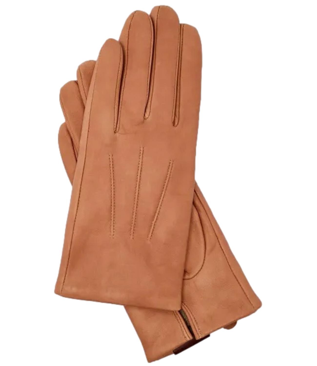 MM guanti Lemma cammello donna