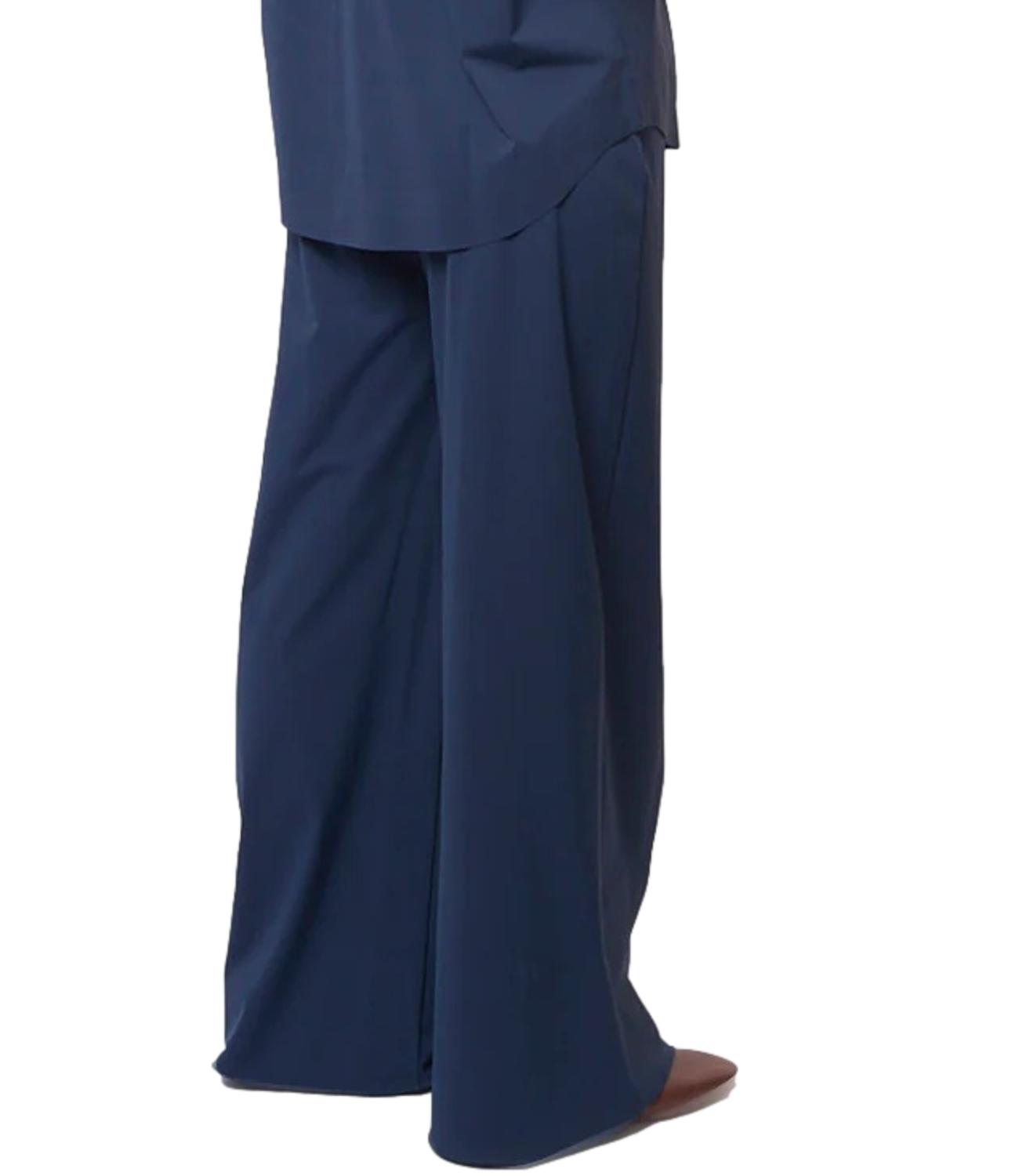 MM Pantaloni Verres Blu Marino Donna