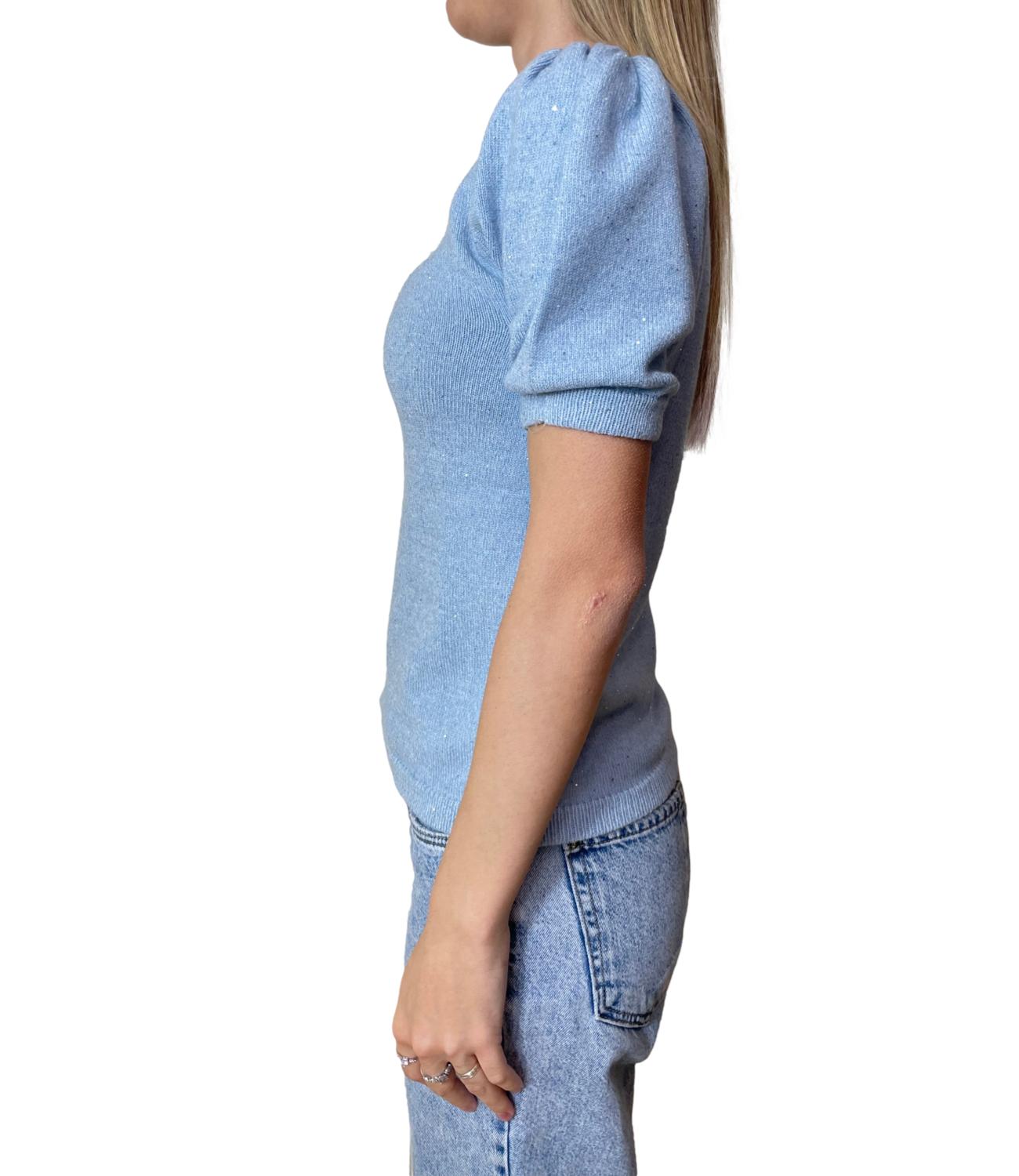 Motel Maglia Celeste Donna
