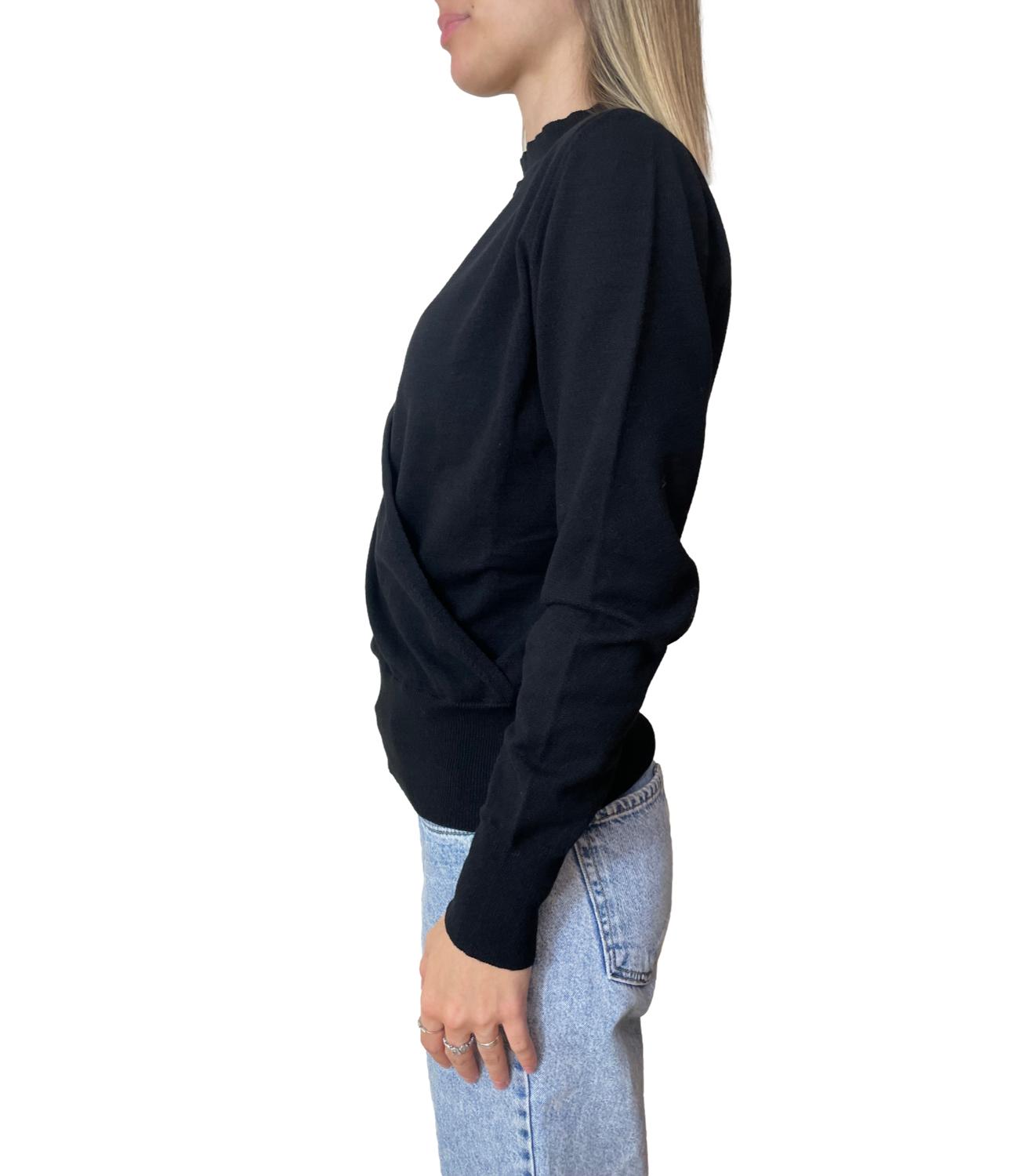 Motel Maglia Cut-out Nera Donna