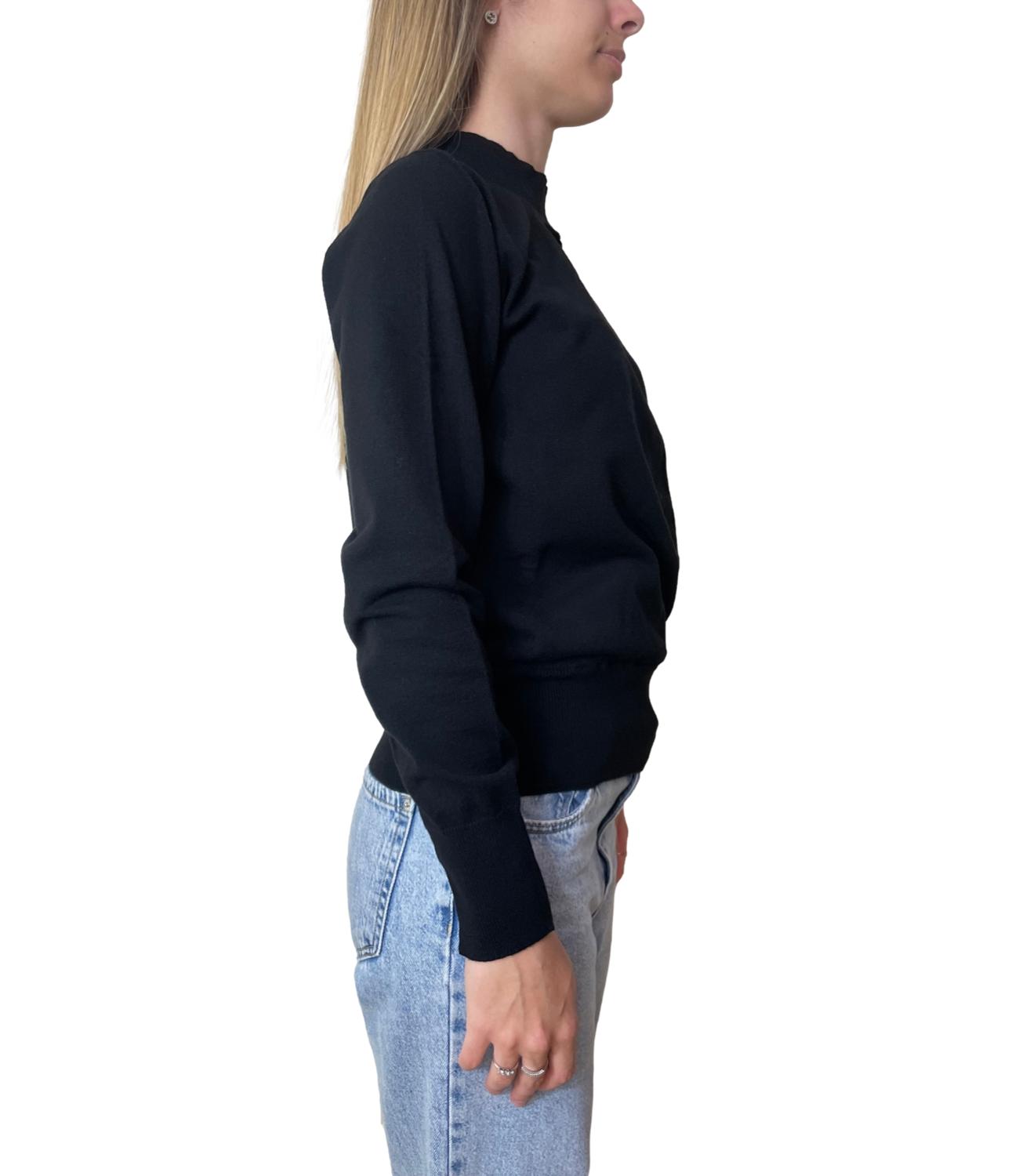 Motel Maglia Cut-out Nera Donna