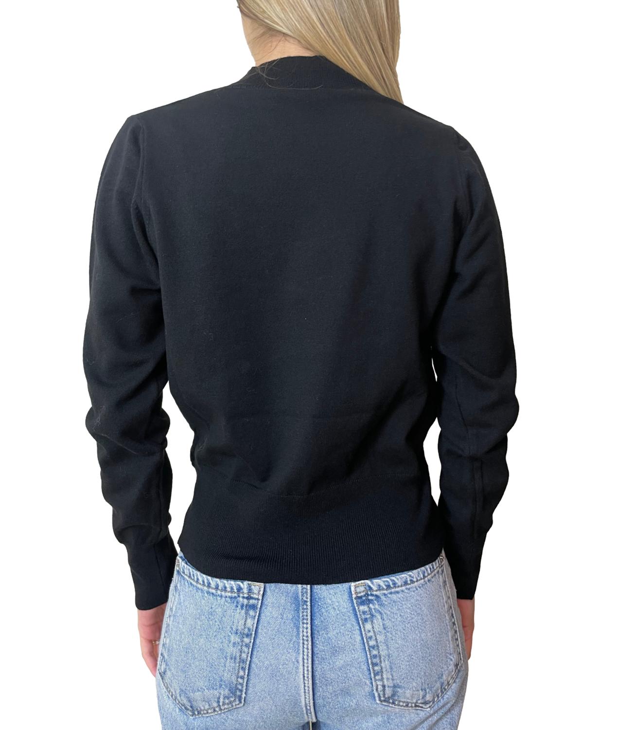 Motel Maglia Cut-out Nera Donna