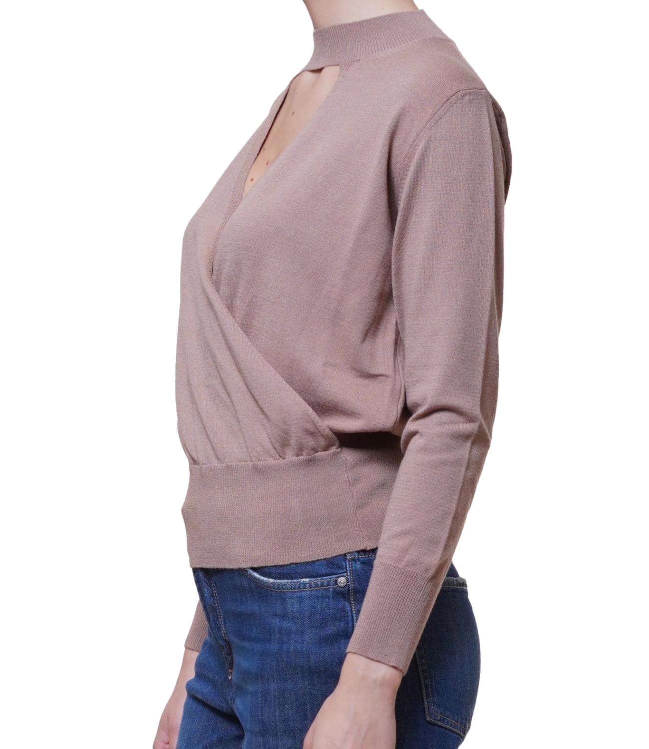 Motel Maglia Cut-out Cammello Donna