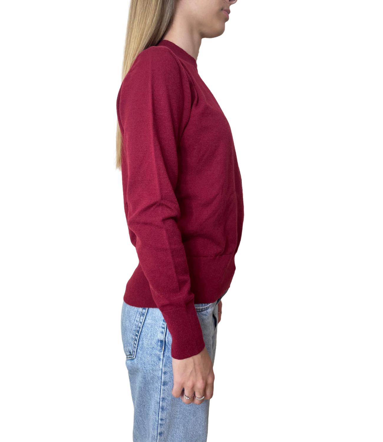 Motel Maglia Cut-out Bordeaux Donna