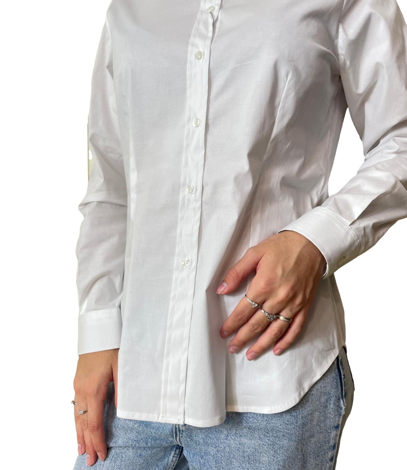 Motel Camicia Oxford Bianca Donna